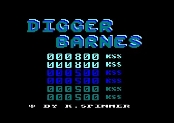 Digger (G) (1986) [CPC Schneider International] screen shot title